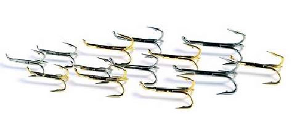 Veniard Hooks Esmond Drury (Pack Of 10) Nickel Plated Treble Hook Size 10 Salmon Fly Fishing Hooks