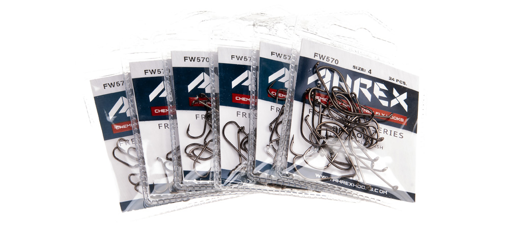 Ahrex Fw570 Dry Long Barbed #4 Trout Fly Tying Hooks