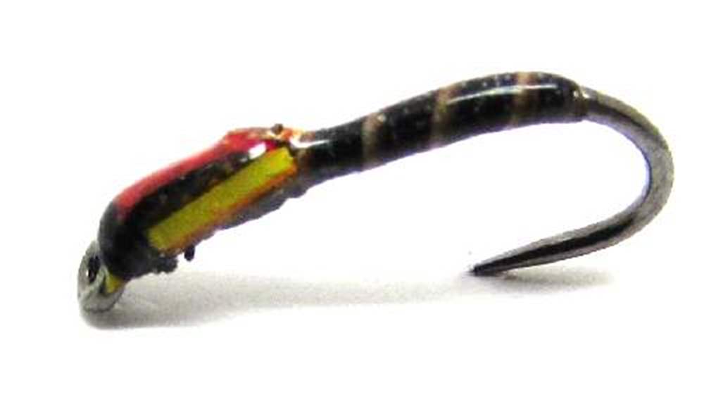 The Essential Fly Barbless Black Traffic Light Trout Buzzer Fishing Fly