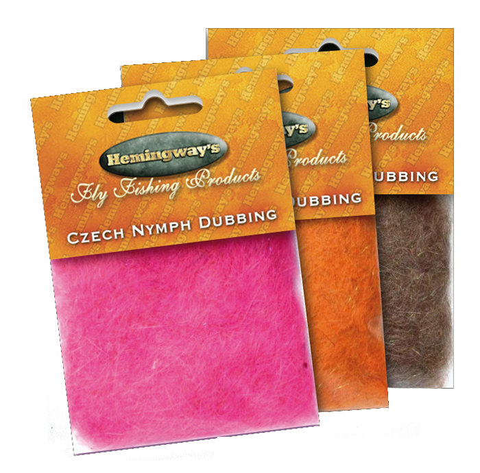 Hemingway's Czech Nymph Dubbing Fluo Pink Fly Tying Materials