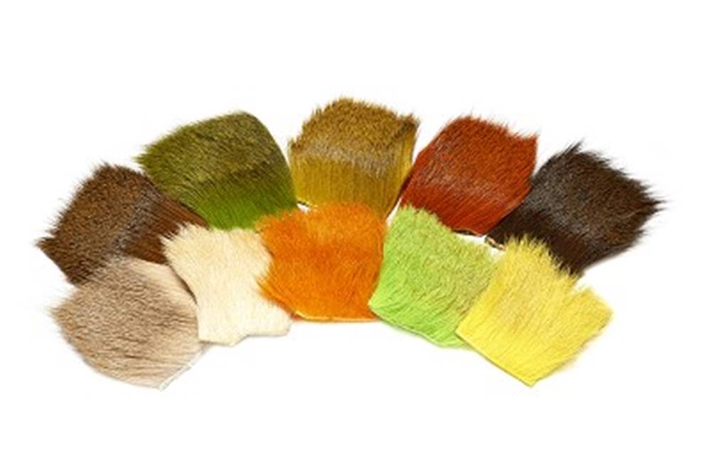 Veniard Deer Hair Bleached & Dyed Chartreuse Fly Tying Materials