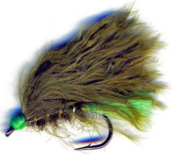 The Essential Fly Olive Hot Tail Mini Lure Fishing Fly