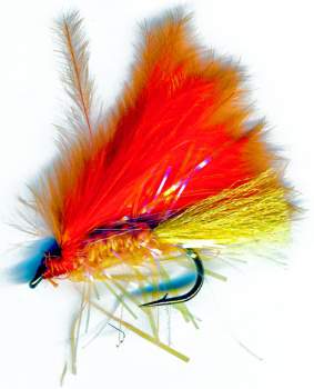 The Essential Fly Orange Viva Straggle Mini Lure Fishing Fly