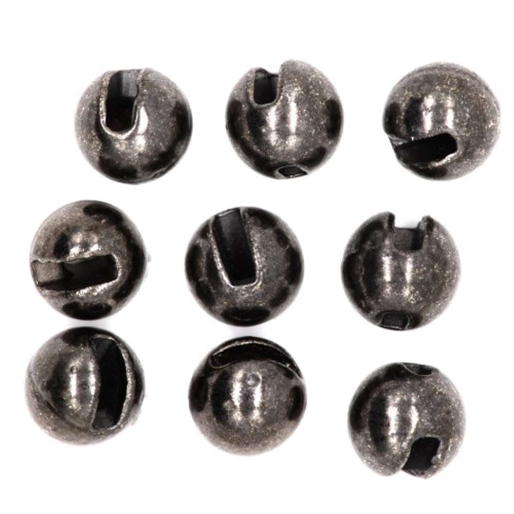 Semperfli Tungsten Slotted Beads 4.6mm (3/16 inch) Black Nickel