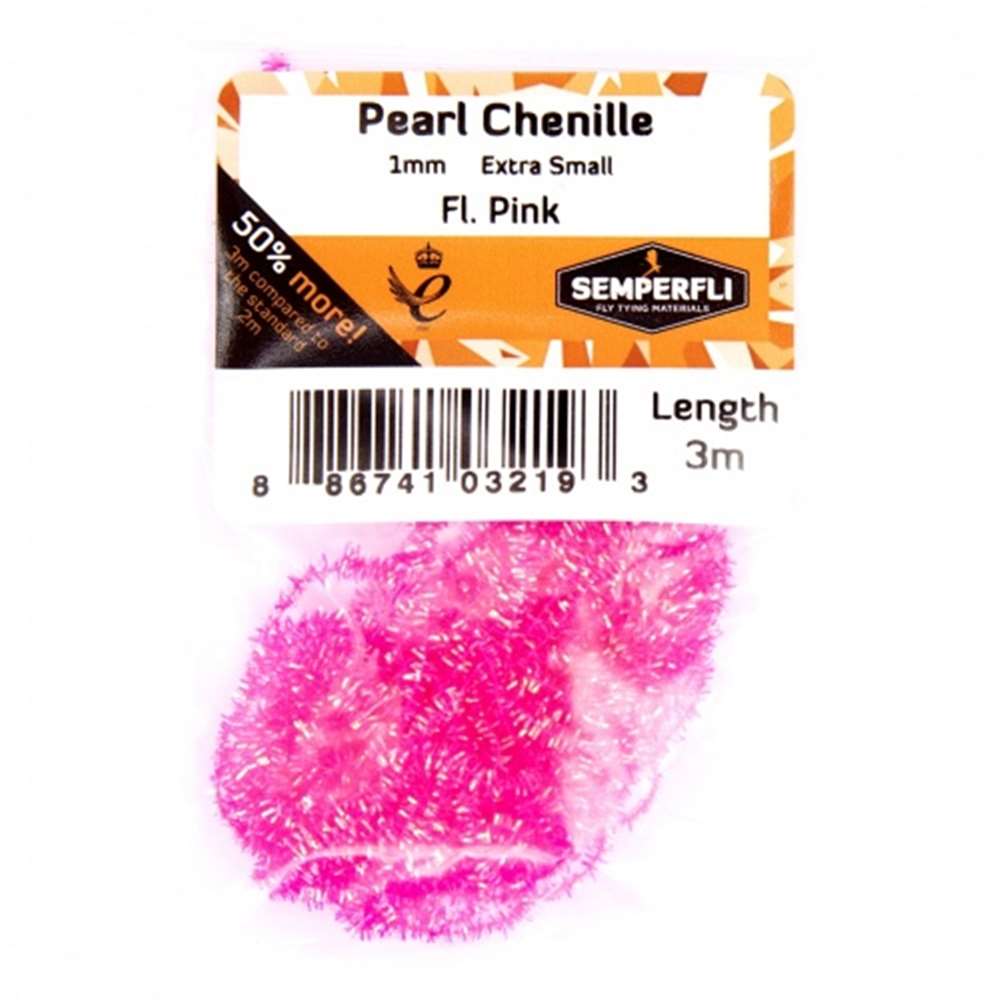 Semperfli Pearl Chenille 1mm Fl Pink