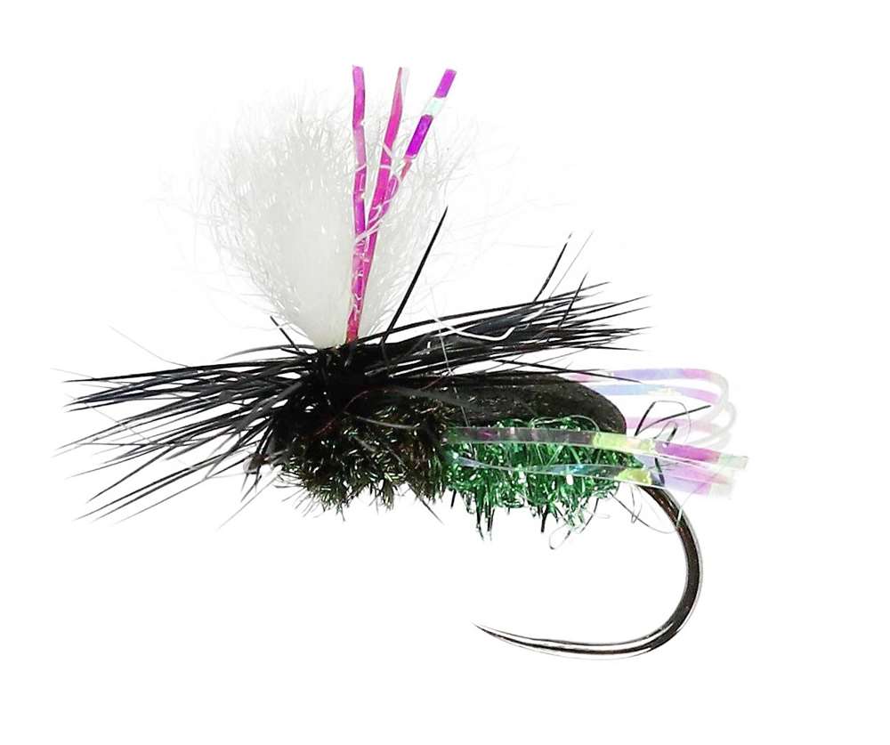 Caledonia Flies Parachute Beetle Dry Barbless #14 Fishing Fly