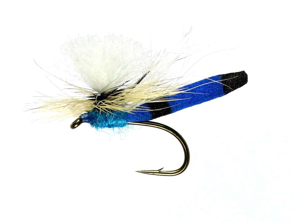 Caledonia Flies Blue Damsel #10 Fishing Fly Barbed