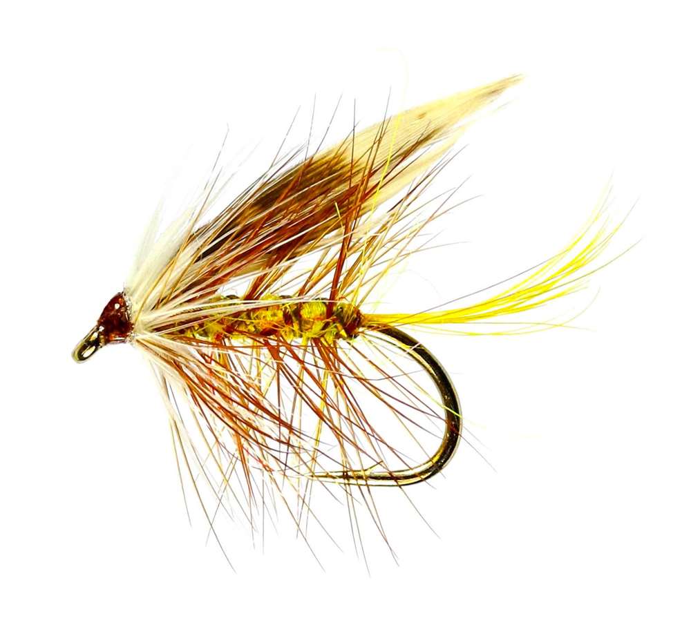 Caledonia Flies White Invicta Winged Wet #12 Fishing Fly