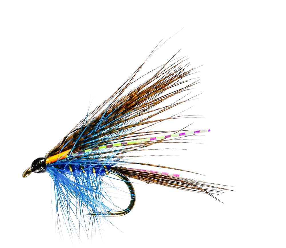 Caledonia Flies Teal Blue & Silver Dabbler #10 Fishing Fly