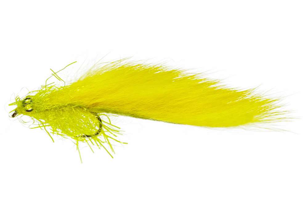 Caledonia Flies Yellow Cat Leech Long Shank #10 Fishing Fly