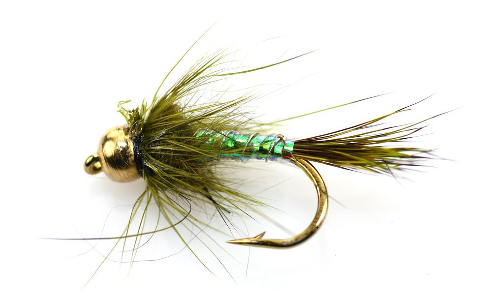 The Essential Fly Bead Head Olive Twinkle Fishing Fly