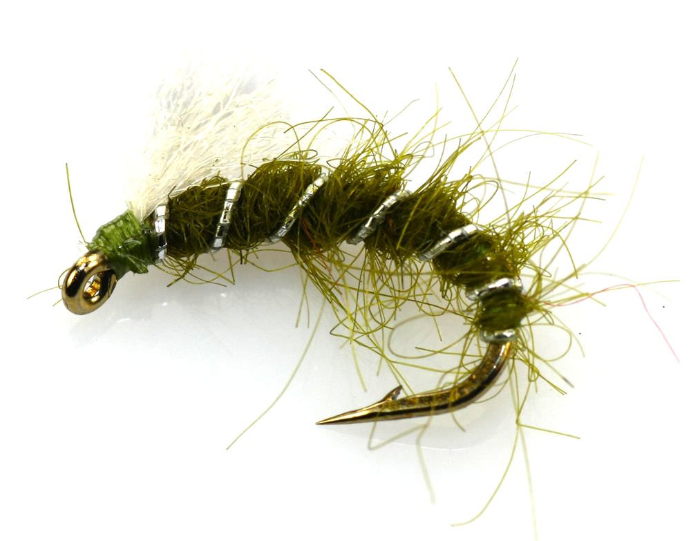 The Essential Fly Chew Buzzer Olive Fishing Fly