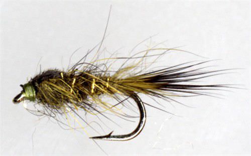 The Essential Fly Hares Ear Olive Grhe Fishing Fly