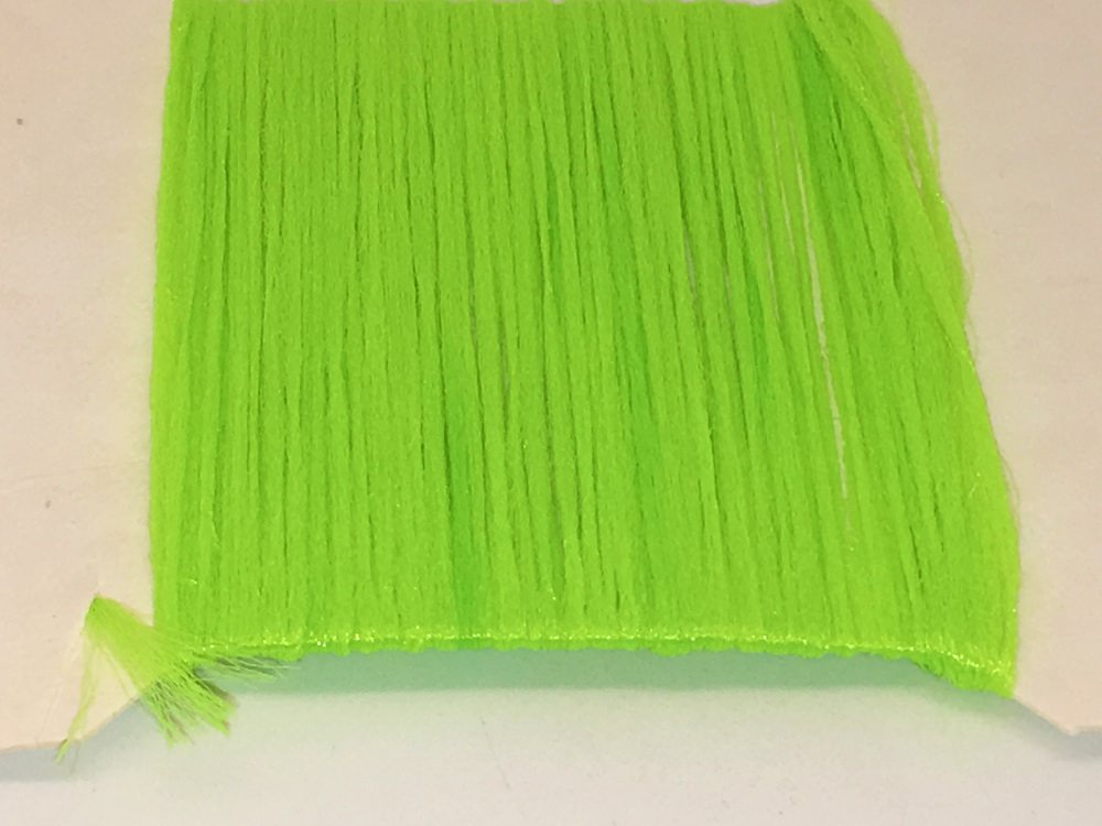 Veniard Antron Body Yarn Fluorescent Lime Fly Tying Materials