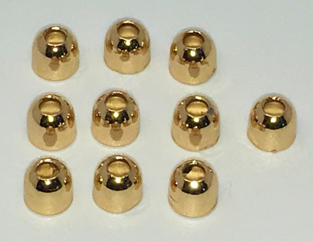Veniard Scandinavian Tungsten Cone Heads 4X4.5mm Small Gold Fly Tying Materials