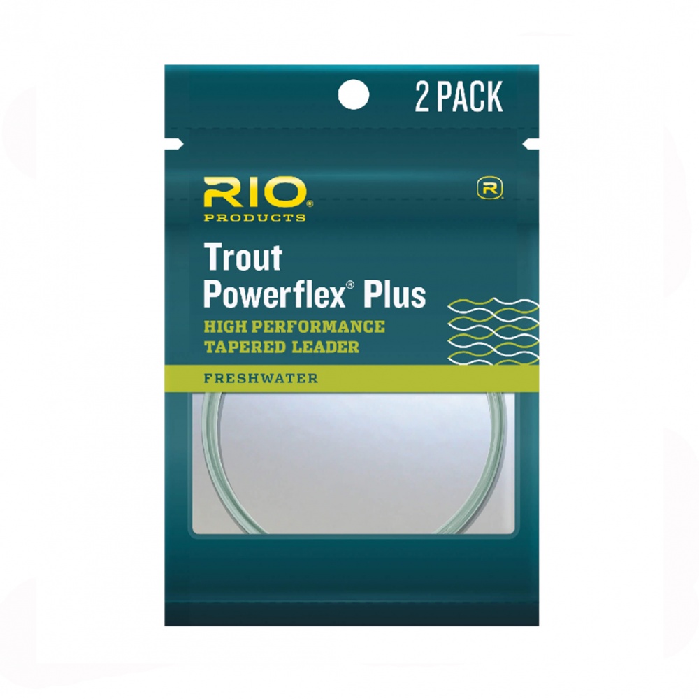 Rio Products Powerflex Plus Leader 9Ft / 2.7M 4X For Trout & Grayling Fly Fishing (Length 9ft / 2.75m)