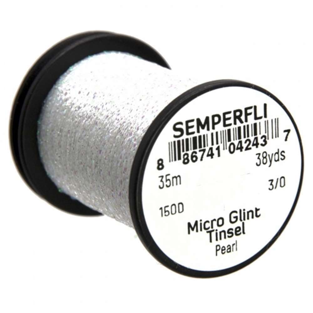 Semperfli Micro Glint Nymph Tinsel Pearl