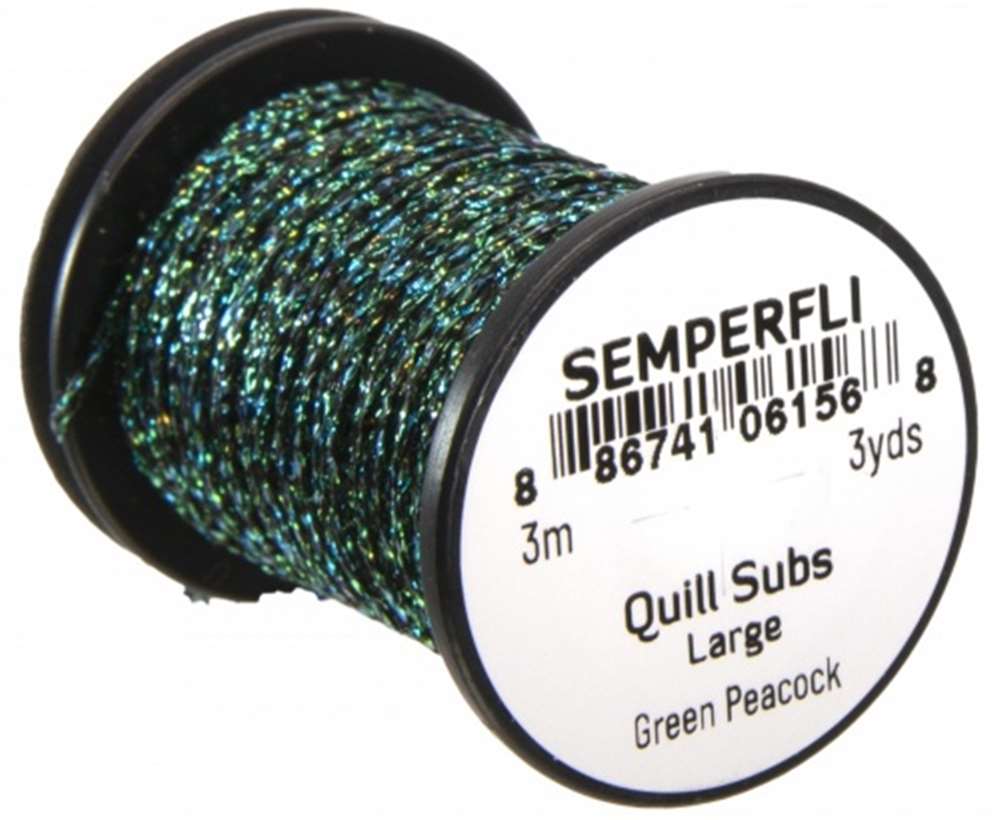 Semperfli Quill Subs Large Green Peacock