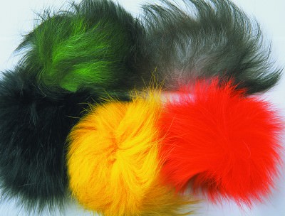 Veniard Arctic Fox Tail Chartreuse Fly Tying Materials