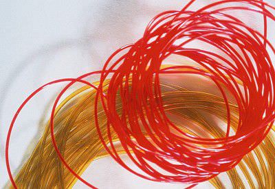 Veniard Ultra Lace Tubing Micro 0.6mm Yellow Fly Tying Materials