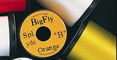 Uni Big Fly 3/0 Yellow Fly Tying Threads (Product Length 80 Yds / 73m)