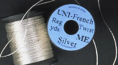 Uni French Twist Tinsel Medium Fly Tying Materials (Product Length 12 Yds / 10.97m)