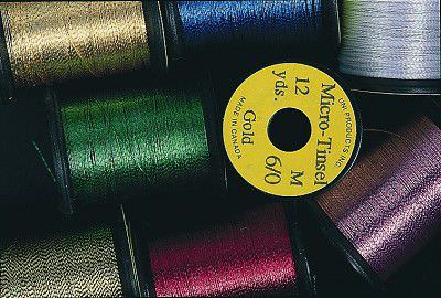 Uni Micro Tinsel 6/0 Green Fly Tying Materials (Product Length 12 Yds / 10.97m)