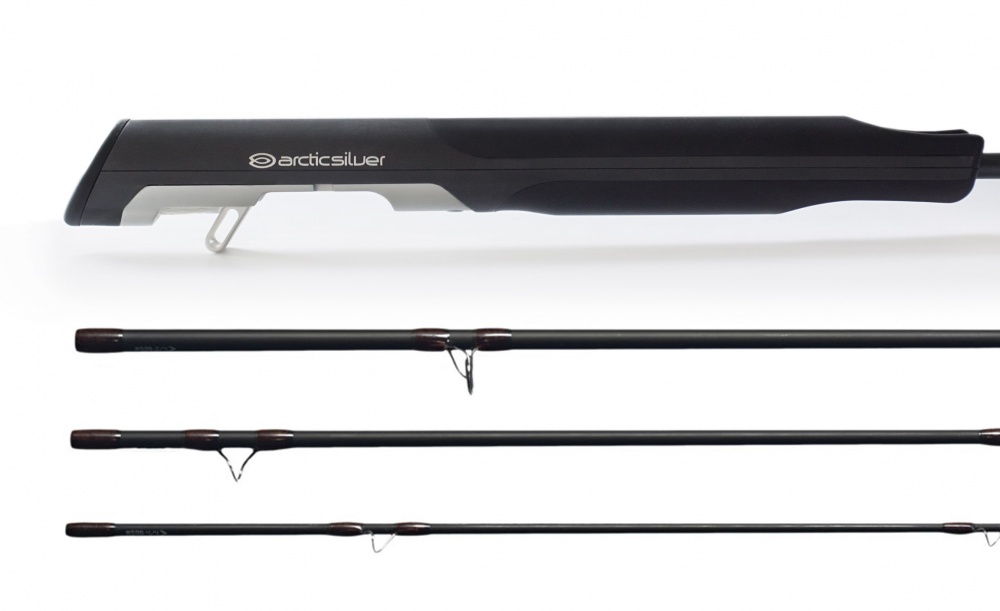 Arctic Silver Zense Fly Rod Medium / Fast Action 9' #6 for Fly Fishing (Length 9ft / 2.75m)