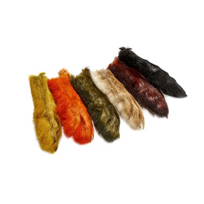 Veniard Patagonian Hare's Feet Golden Olive Fly Tying Materials