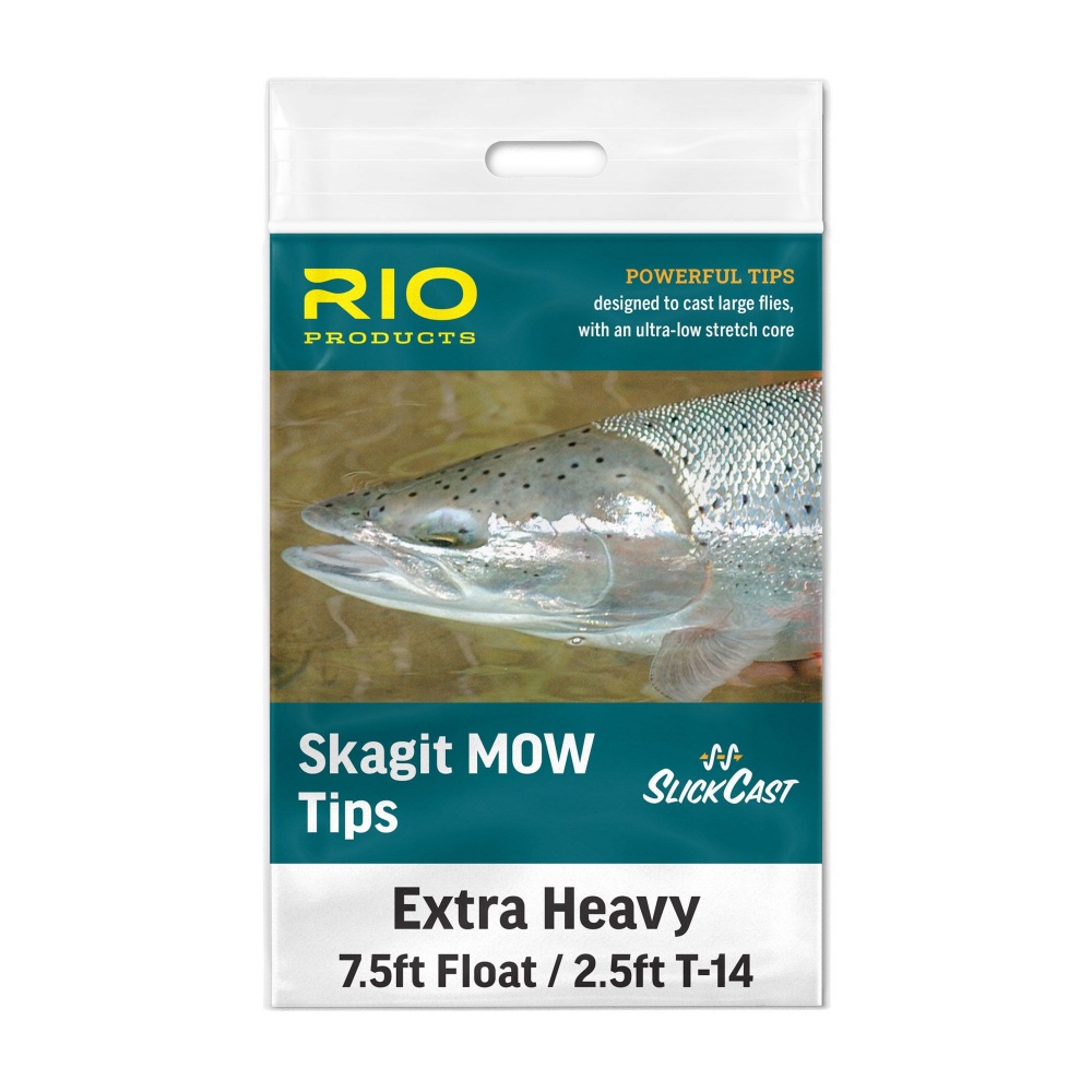 Rio Products Skagit Mow Tips T-11 Medium 2.5Ft Float / 7.5Ft 7Ips Salmon Fly Fishing Leader (Length 2.5ft / 0.8m)