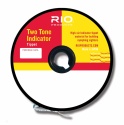 Rio Products Freshwater Tippet 2-Tone Indicator 3X For Fly Fishing (Length 30 Yds / 27.4m)