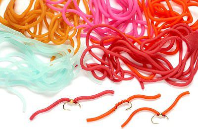 Veniard Worm Body Hot Pink Fly Tying Materials (Product Length 5.8in / 145mm)