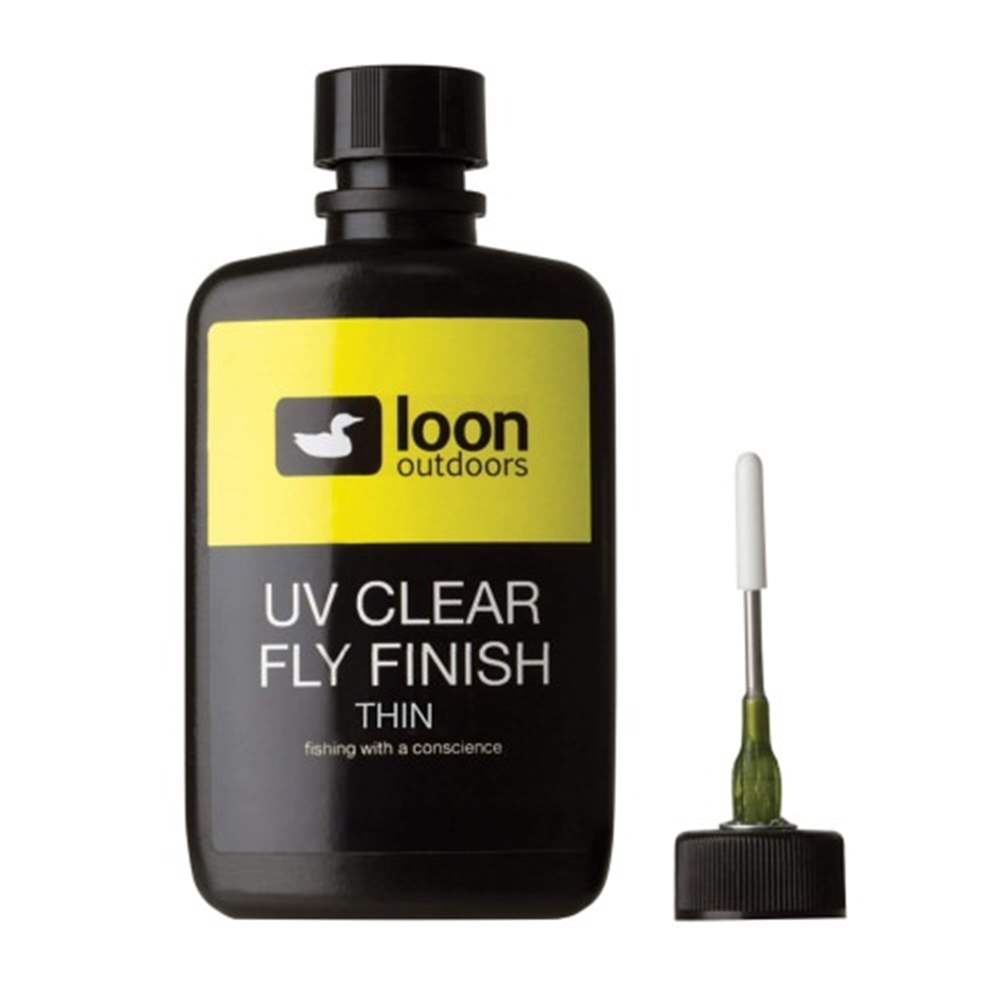 Loon Outdoors Uv Clear Fly Finish (Resin) Thin 2Oz Fly Tying Tools
