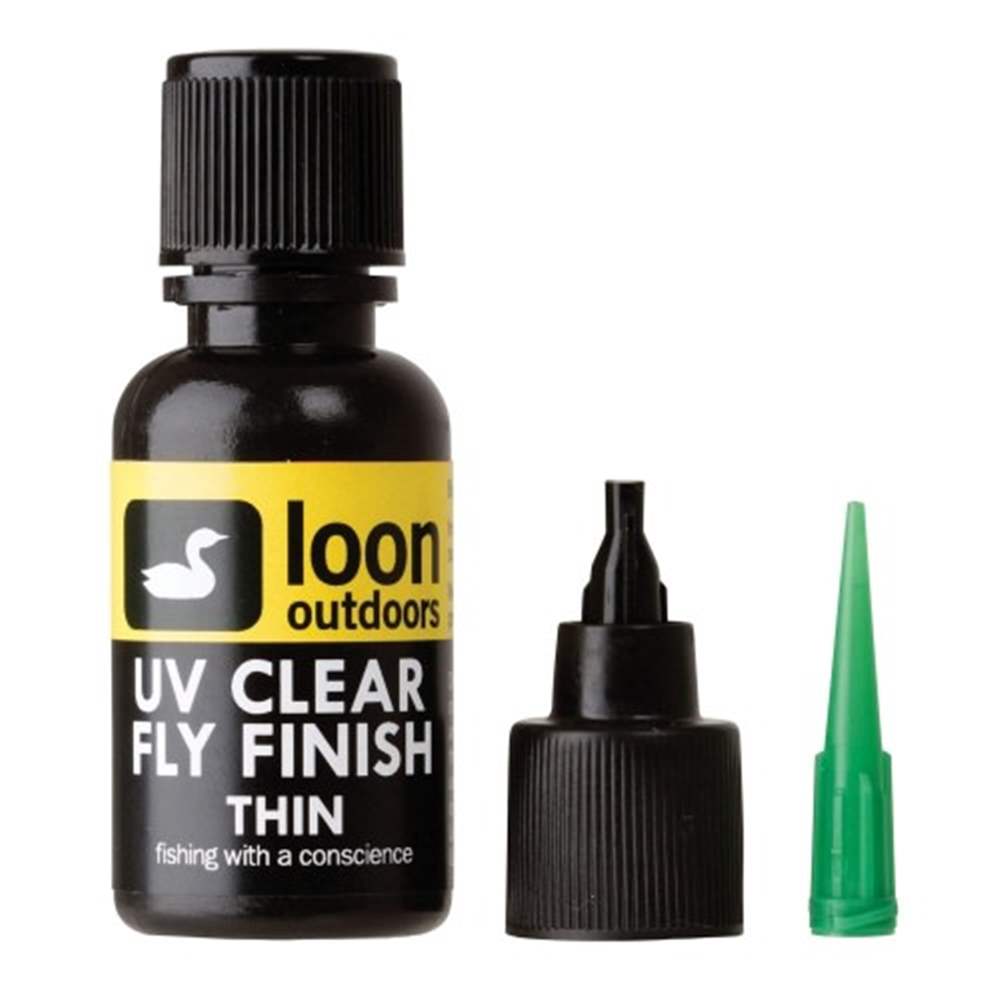 Loon Outdoors Uv Clear Fly Finish (Resin) Thin 0.5Oz Fly Tying Tools