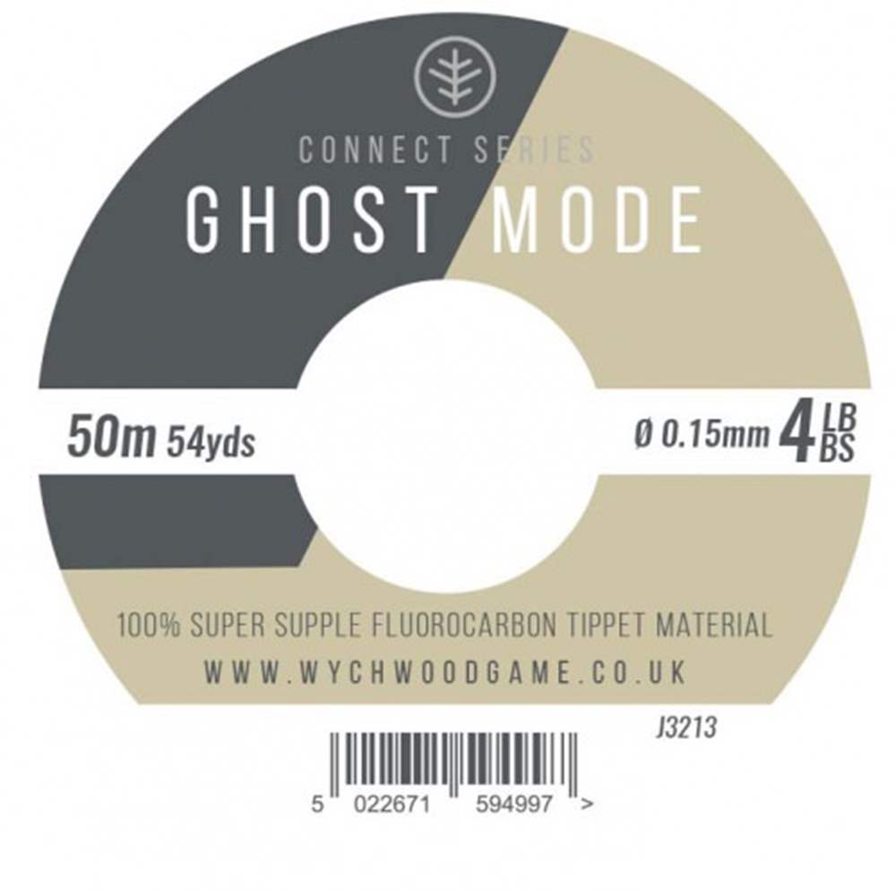 Wychwood Connect Series Fluorocarbon Ghost Mode 4Lb Trout Fly Fishing Leader