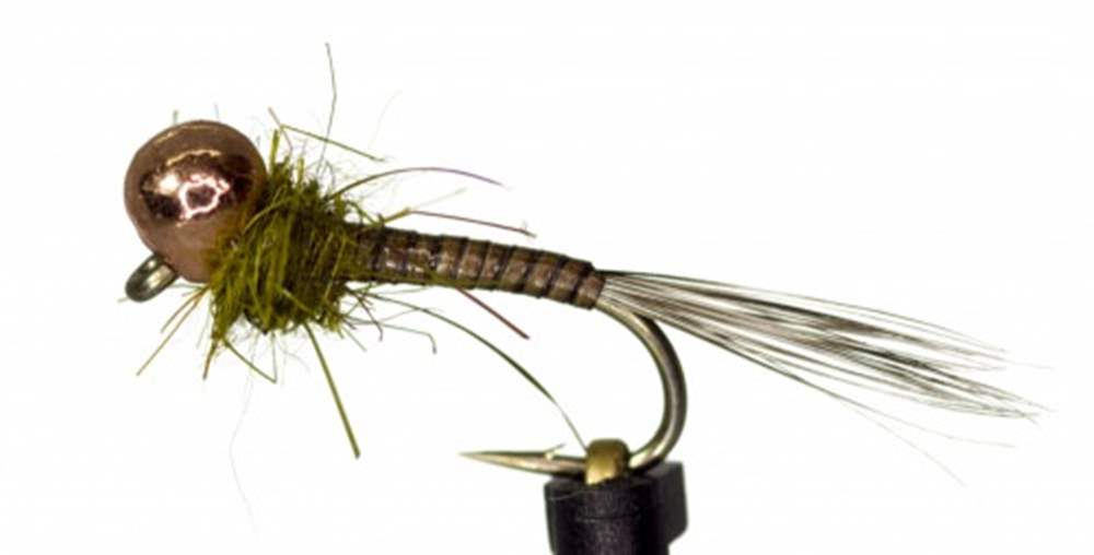 The Essential Fly Bidoz Off Bead Jig Copper Olive Quill Fishing Fly