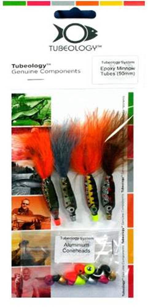 Tubeology Flies 50mm Tube Epoxy Minnows For Pike & Predators Fly Tying Materials