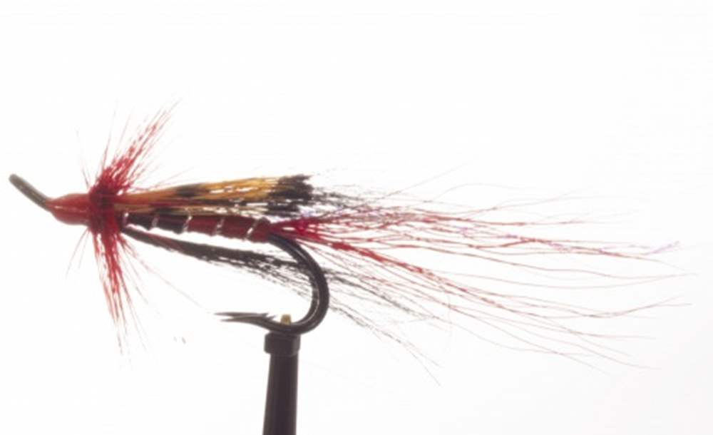 The Essential Fly Allys Shrimp Red Salar Double Hook Fishing Fly