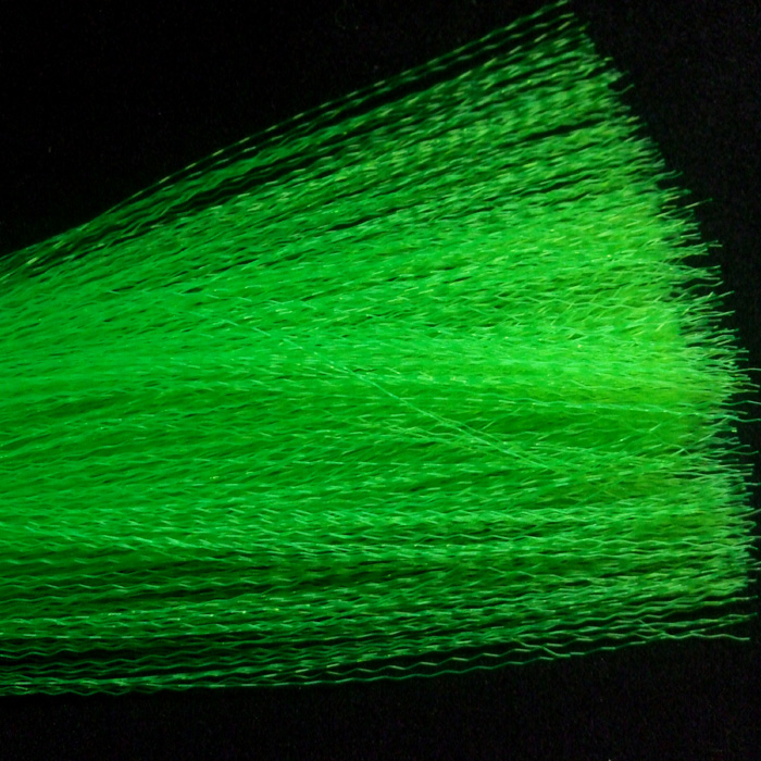 Turrall Crinklehair Fluorescent Green Fly Tying Materials
