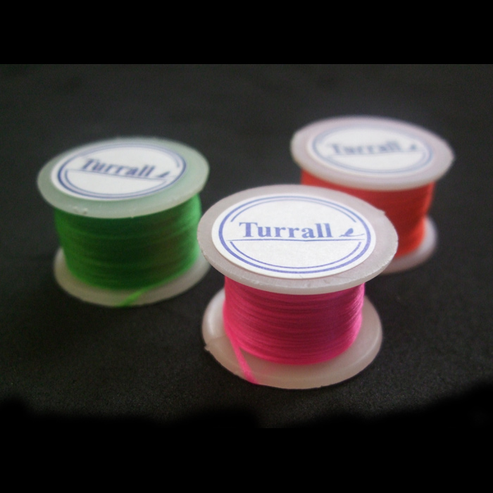 Turrall Floss Fluorescent Lime Green Fly Tying Materials (Product Length 65ft 7in / 20m)