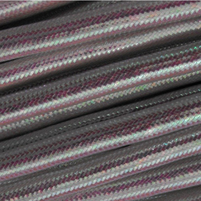 Turrall Mylar Tubing Medium Holographic Black Fly Tying Materials (Product Length 3ft 3in / 1m)