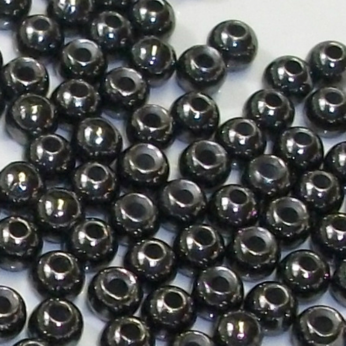 Turrall Tungsten Bead Medium 3.2mm Black Fly Tying Materials
