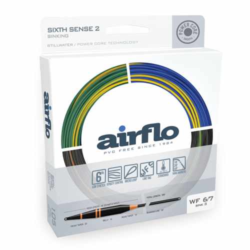 エアフロ Airflo SS2 SINK 3 WF6/7 フライライン Airflo Sixth Sense Di3 Dark Green/Aqua Green Sink Rate 3 Inches