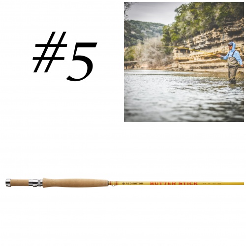 Arctic Silver Zense Fly Rod Medium Action 10' #7 for Fly Fishing