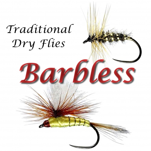 Barbless Dry Flies