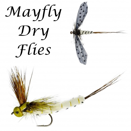 Caledonia Flies Adams Winged Dry Barbless #16 Fishing Fly