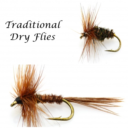 Caledonia Flies Barbless May River Dry Collection Fishing Fly