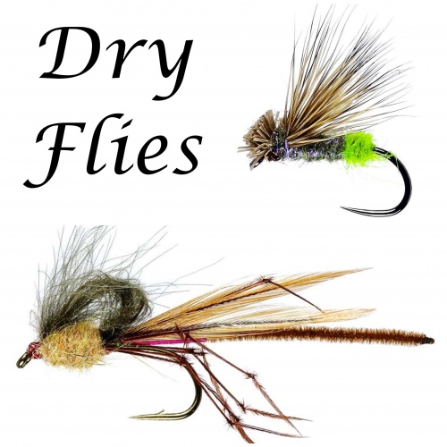  Dry Fly  Daddy Long Legs  Set of 3, on barbless