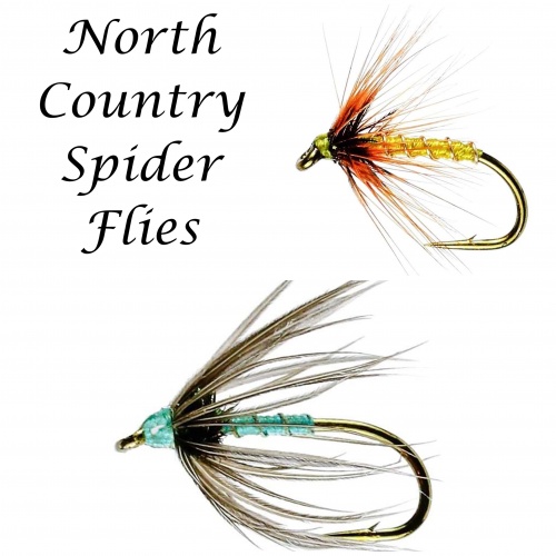 Traditional North Country Spider Fishing Flies