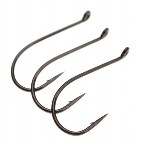 Curved Long Shank Larval / Stonefly Hooks Size #16 Maruto C40 Trout &  Grayling Fly Tying Hooks